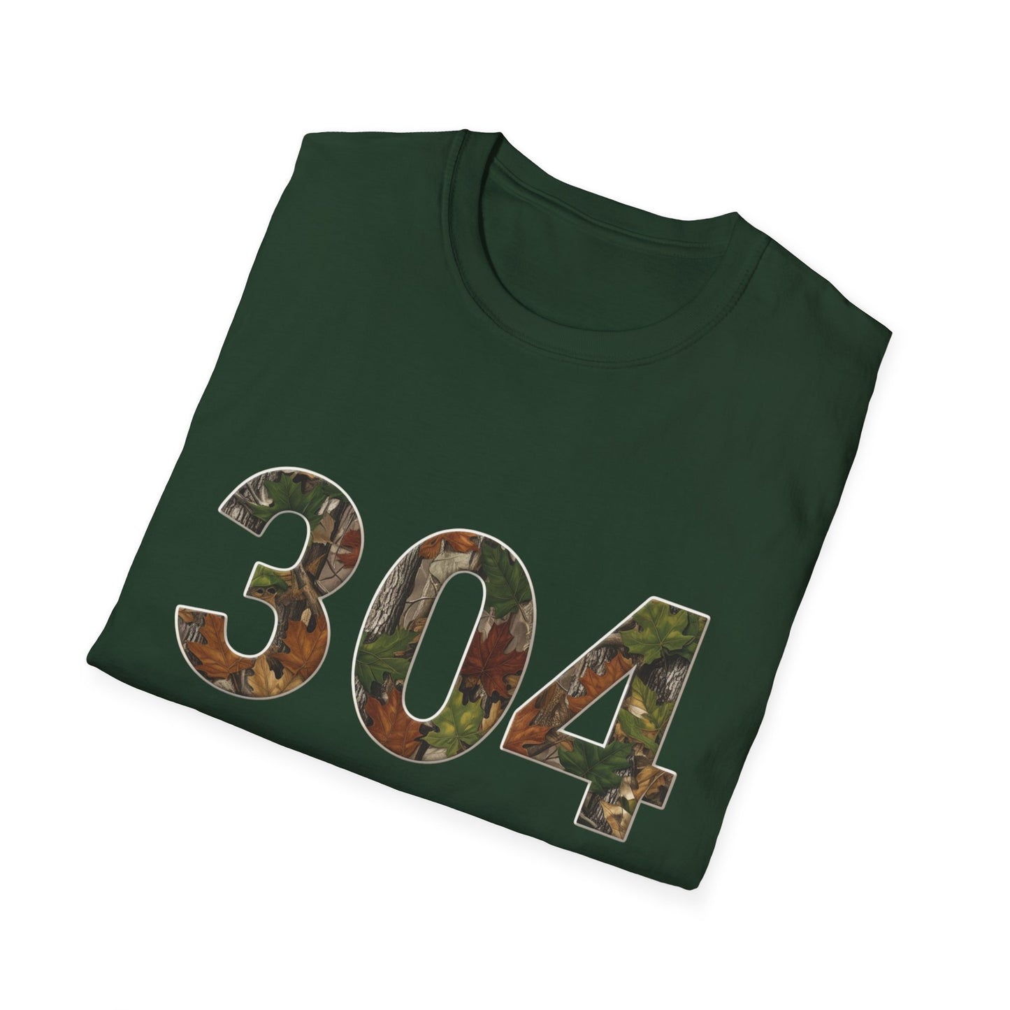 West Virginia Area Code Camo T-Shirt, WV Camo Tee, Mountain State Shirt, Appalachian Tee, 304 Area Code Shirt