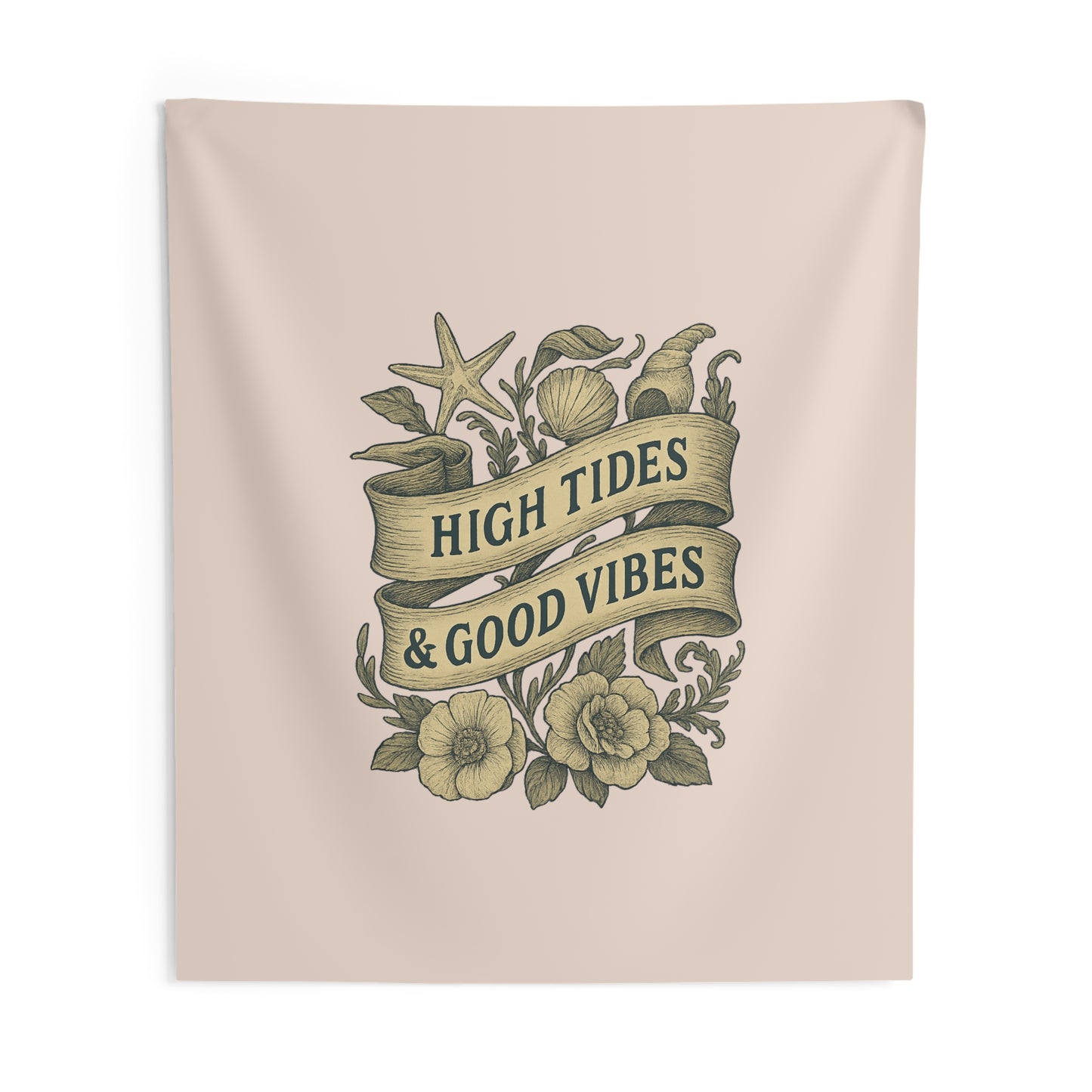 High Tides Beach Wall Tapestry- Beach Blanket or Throw