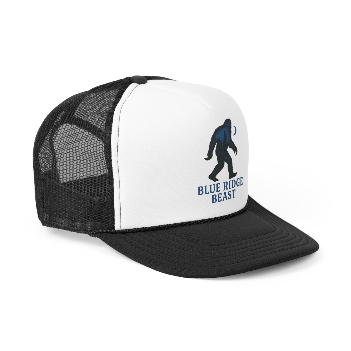 Vintage Trucker Caps - Retro Style Big Foot Hat, Distressed Baseball Cap, Hipster Sasquatch Headwear, Dad Hat, Snapback Cap