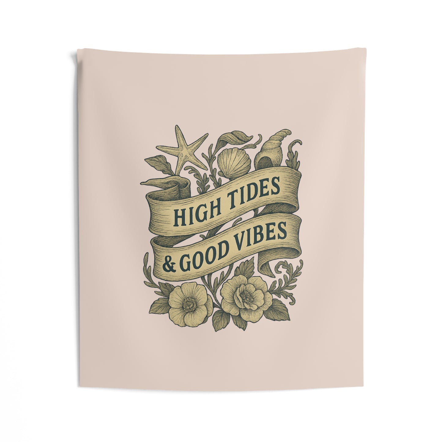 High Tides Beach Wall Tapestry- Beach Blanket or Throw
