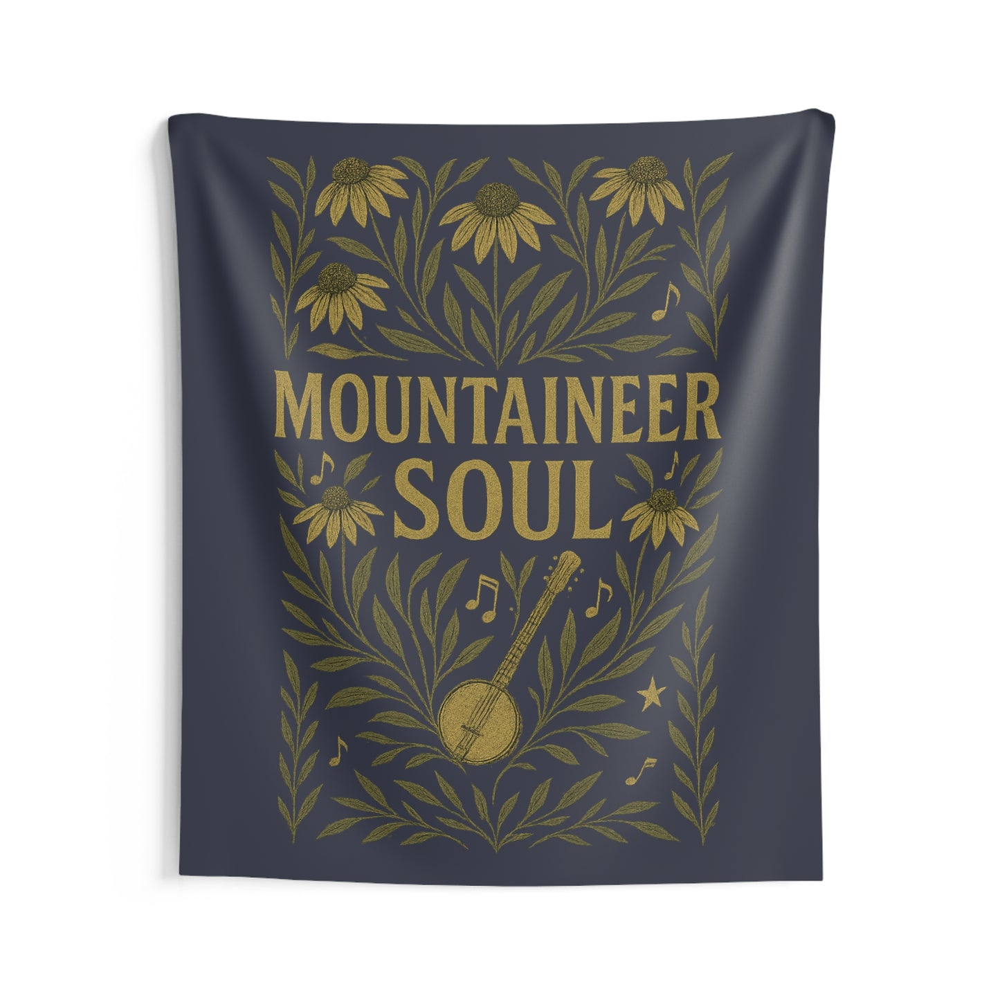 West Virginia Mountaineer Soul Tapestry for dorm room, frats or game day