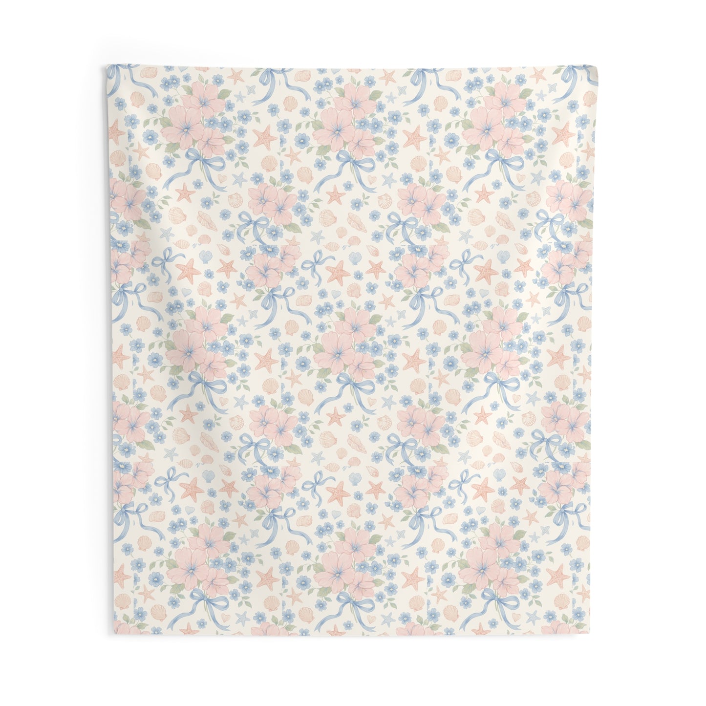 Seashell Serenade Beach Wall Tapestry