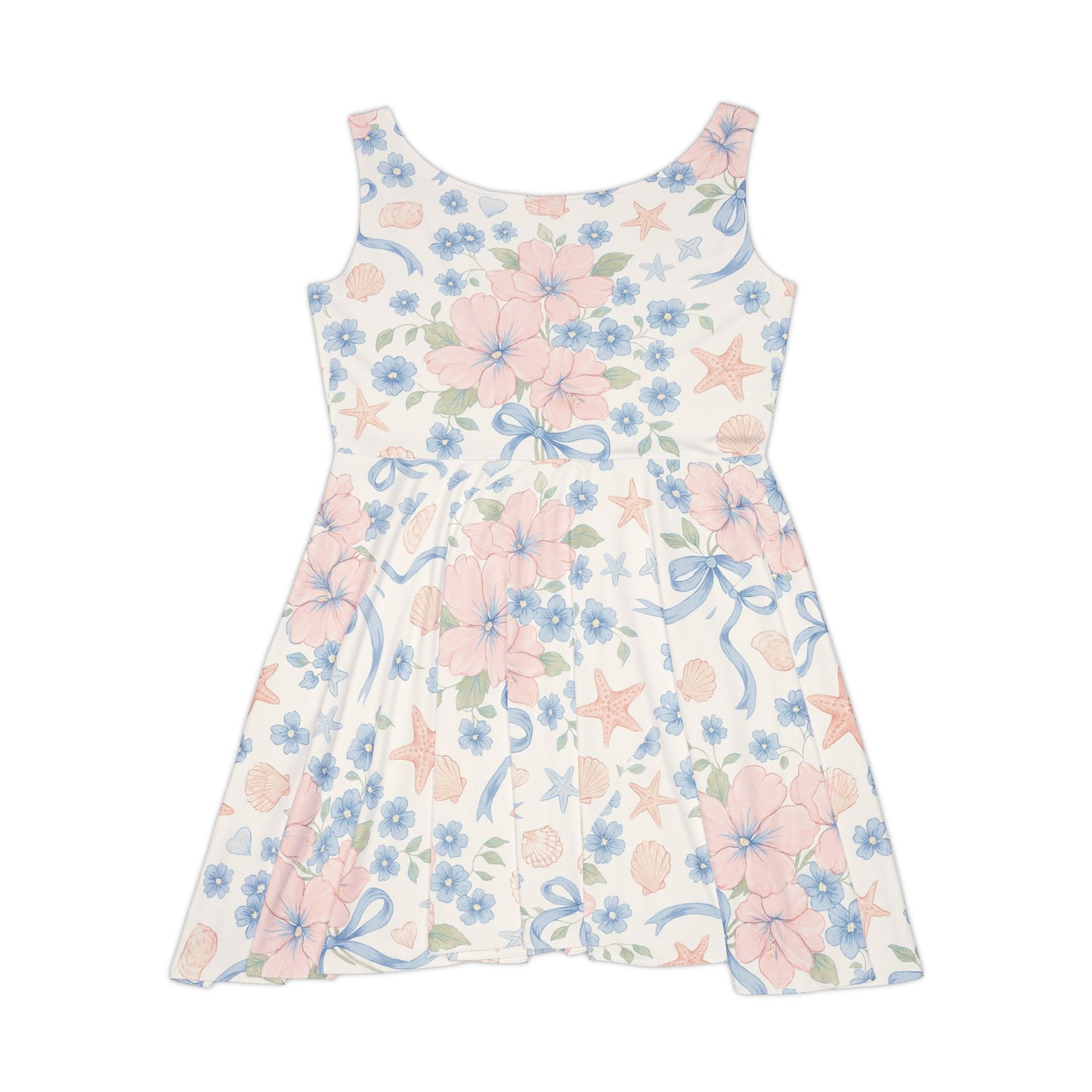 Seashell Serenade Coquette Skater Dress