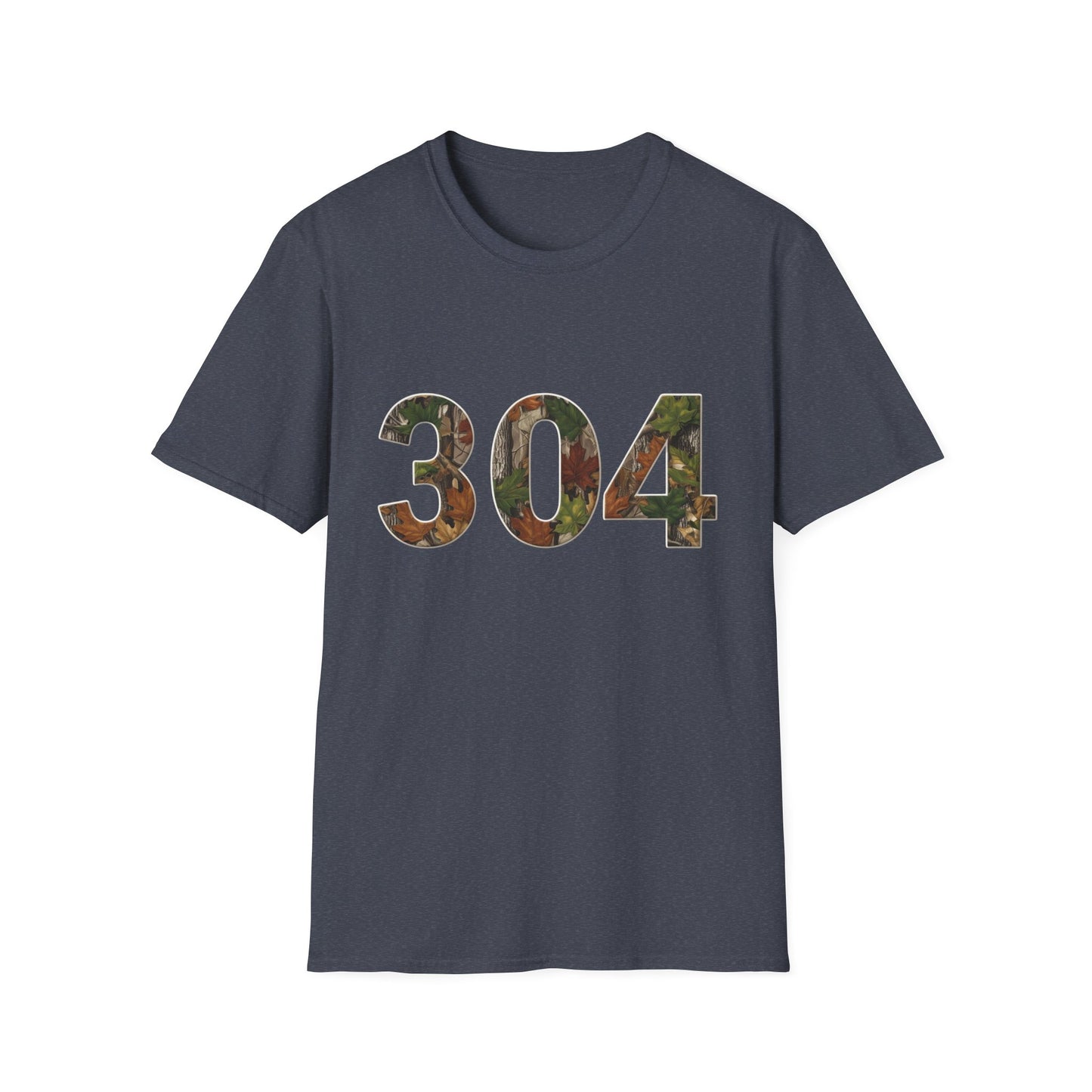 West Virginia Area Code Camo T-Shirt, WV Camo Tee, Mountain State Shirt, Appalachian Tee, 304 Area Code Shirt
