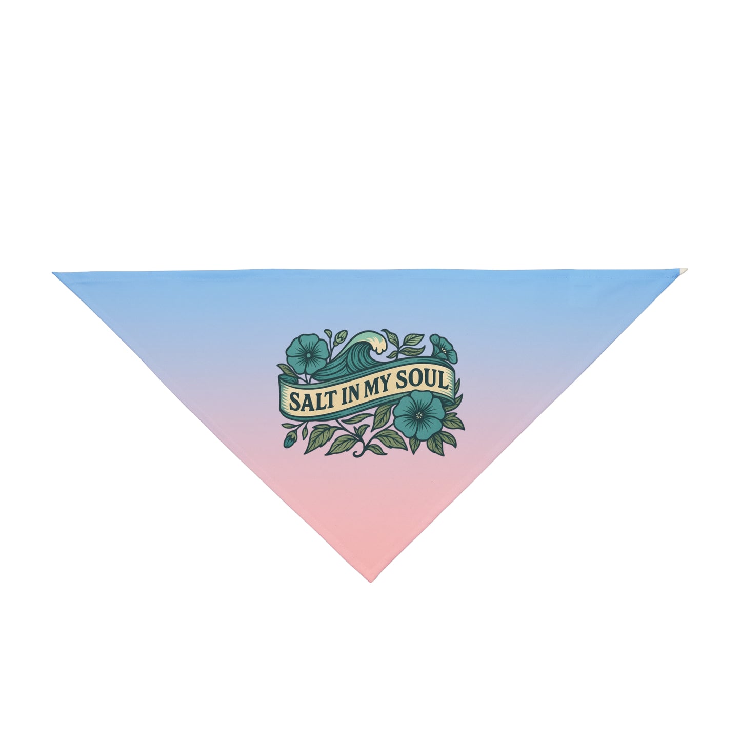 Beachy Pet Bandana - Salt in My Soul Matching Pet Scarf for the Beach
