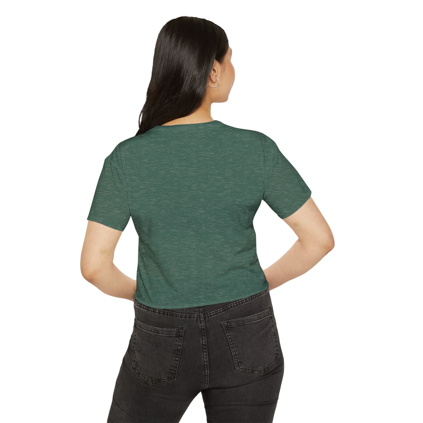 Dark witchy Appalachia Women's Festival Crop Top - Boho Style for Music and Nature Lovers