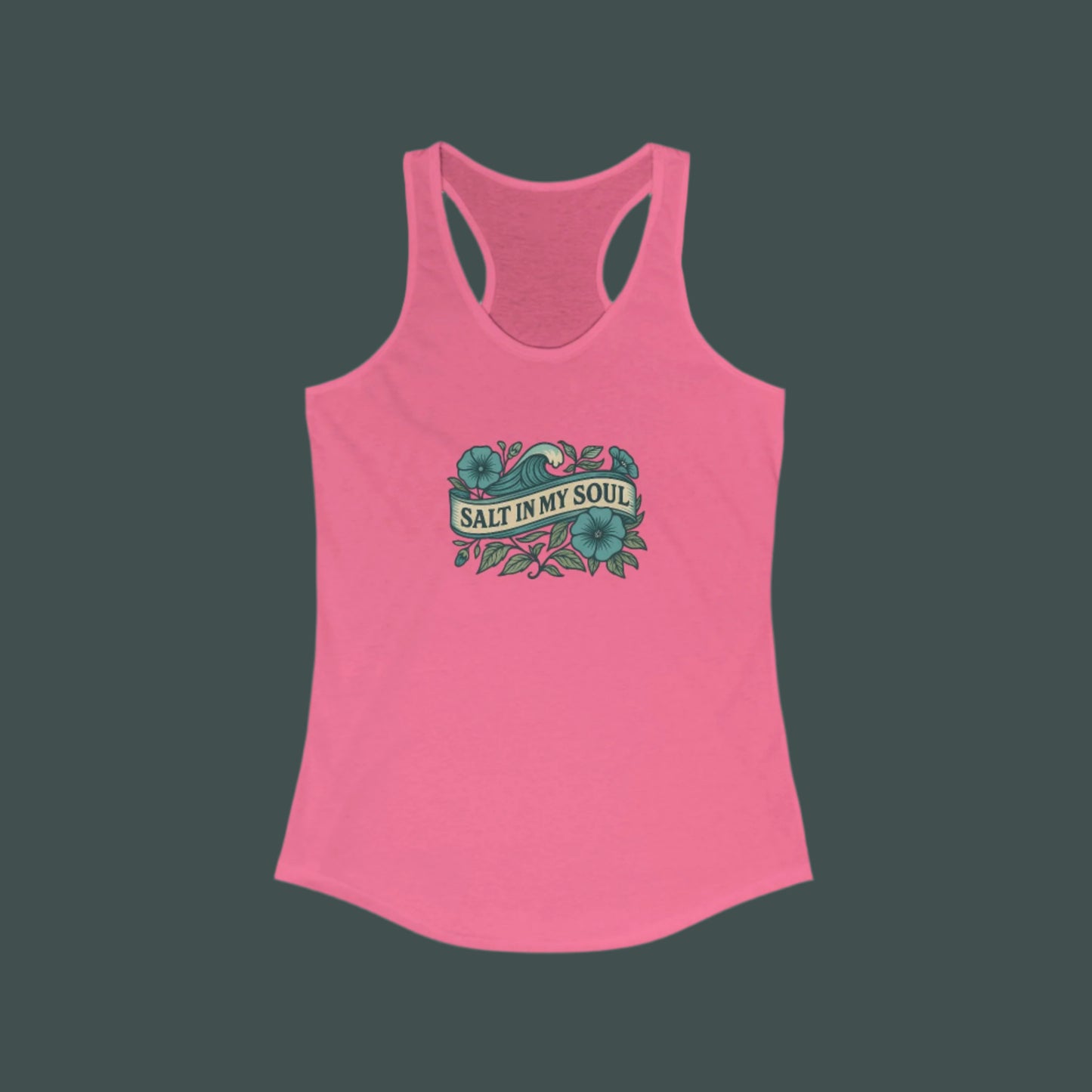 π Salt in My Soul Racerback Tank β Coastal Spirit Edition