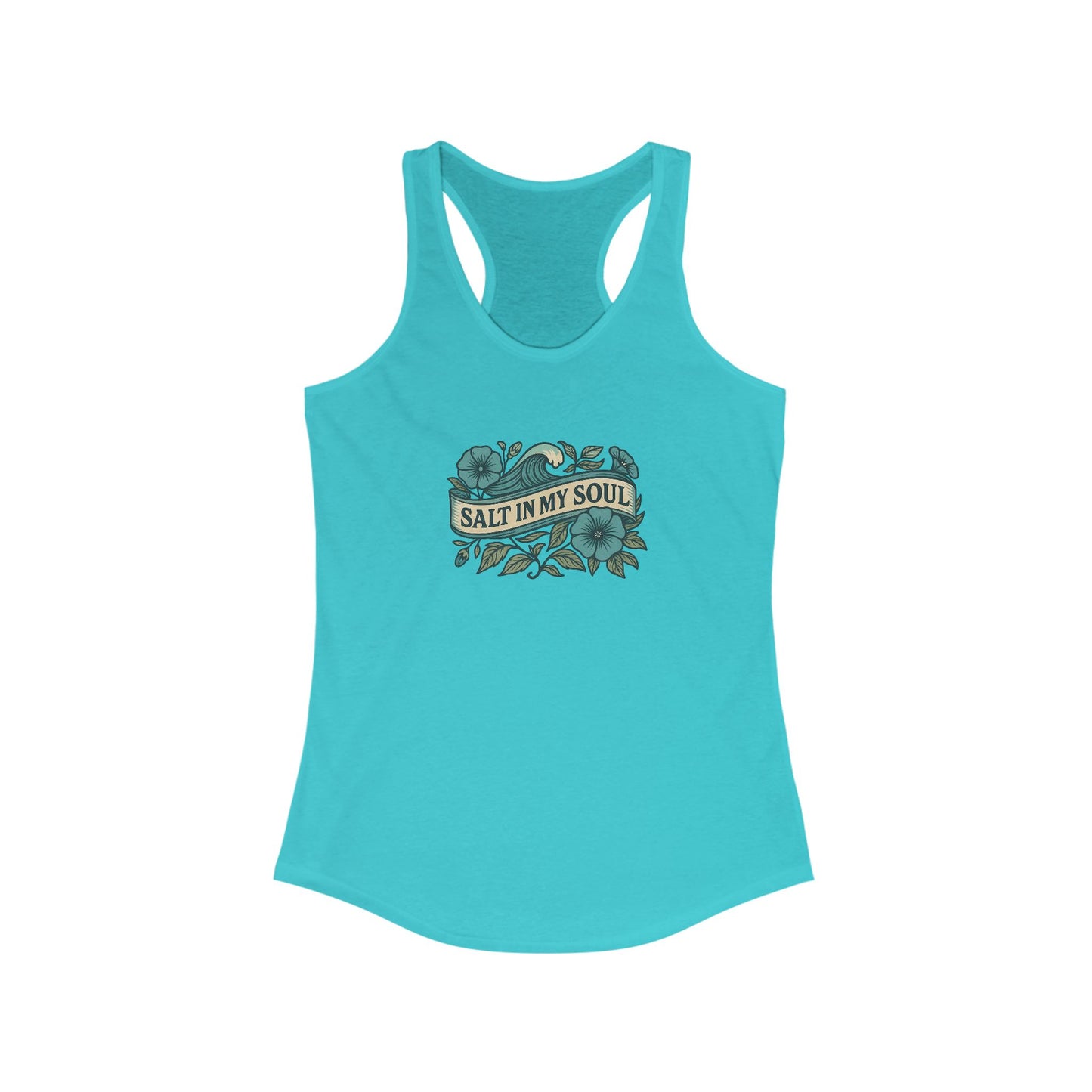 π Salt in My Soul Racerback Tank β Coastal Spirit Edition