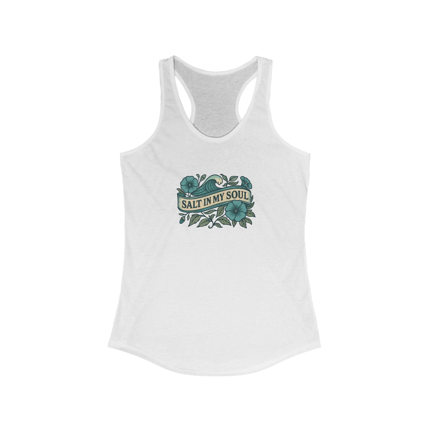 π Salt in My Soul Racerback Tank β Coastal Spirit Edition