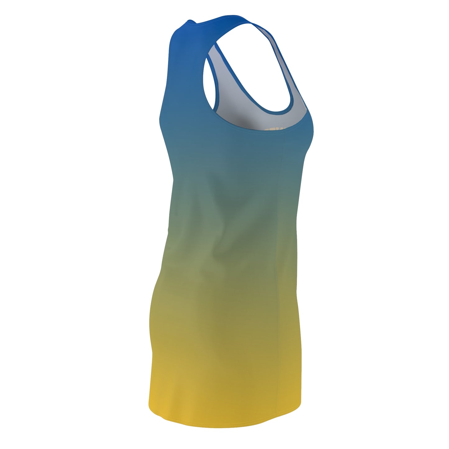 Gradient Ombre Country Roads Racerback Dress, Summer Dress, Vacation Outfit, Festival Clothing, Trendy Sundress