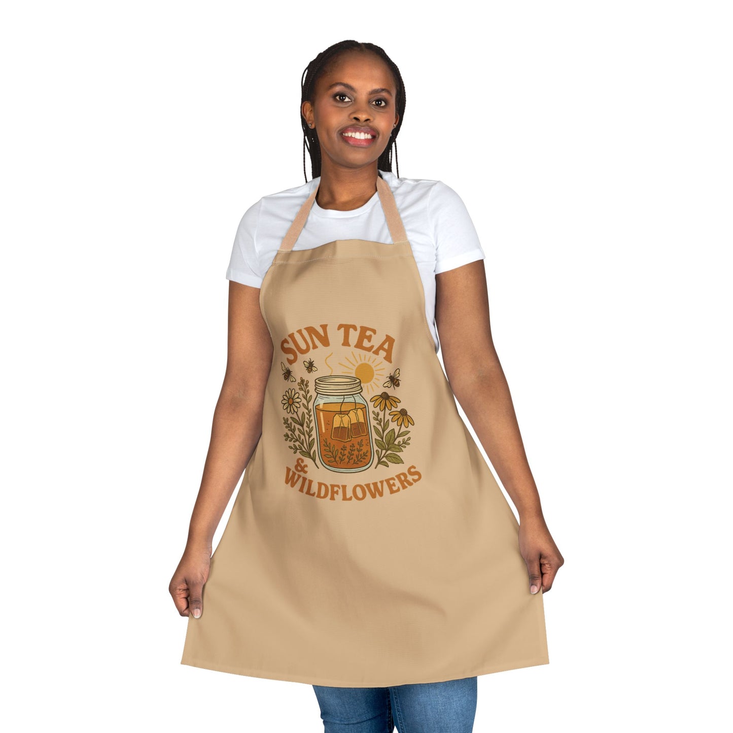 βοΈ Sun Tea & Wildflowers Apron πΌ β Heirloom Garden Collection