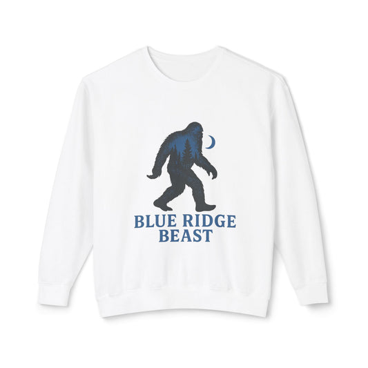 Blue Ridge Big foot Sweatshirt, Cozy Crewneck for Nature Lovers, Gift for Adventurers, Sasquatch Pullover for Outdoor Enthusiasts