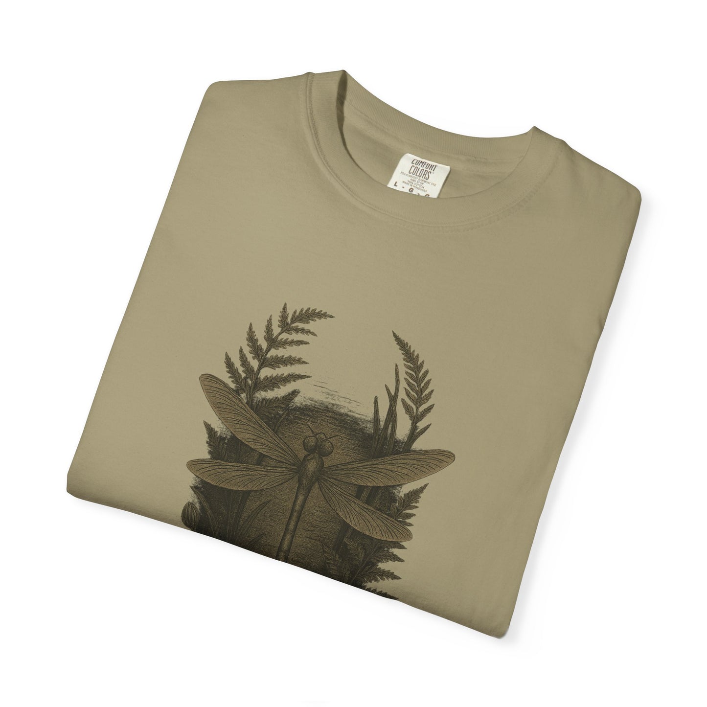 Fern & Flight Dragonfly T-Shirt – Vintage Botanical Nature Tee | Wild Waters