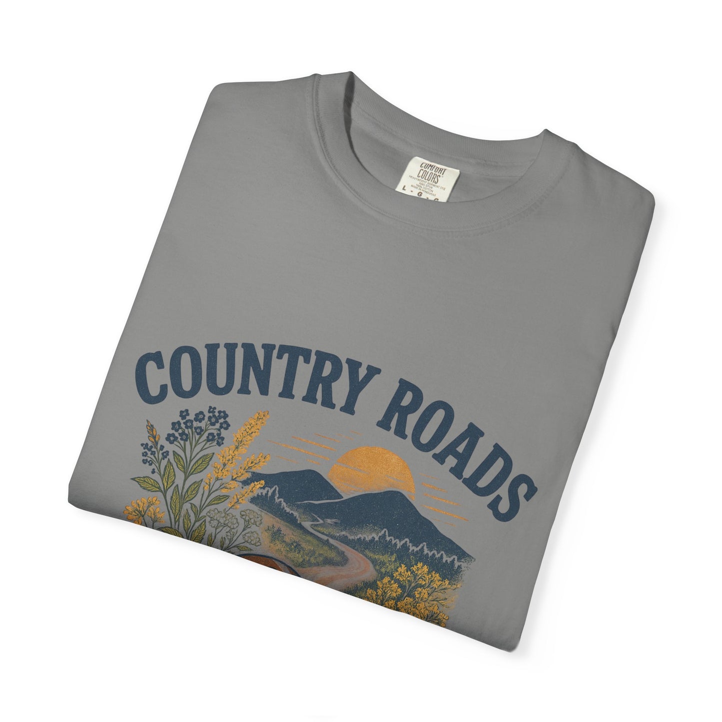 Country Roads Gameday T-shirt, Country Roads Tailgating Shirt, Touchdowns Tee, West Virginia Fan Apparel, Unisex Tee