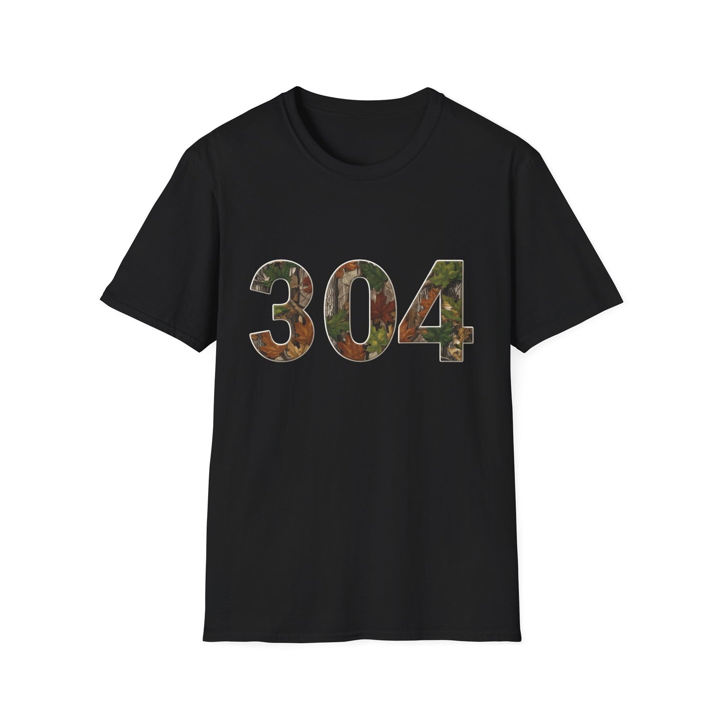 West Virginia Area Code Camo T-Shirt, WV Camo Tee, Mountain State Shirt, Appalachian Tee, 304 Area Code Shirt