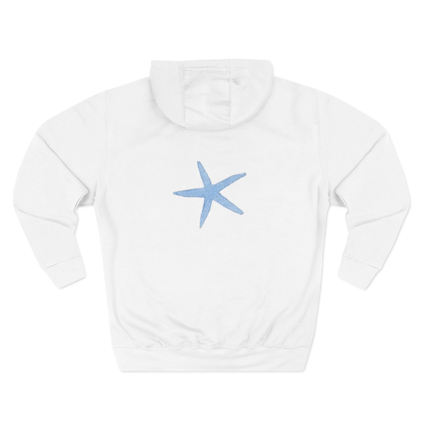 Cozy Cobalt Coastals Hoodie - Comfortable Fleece Pullover for Relaxation, Perfect Gift, Casual Wear, Holiday Style, Fashion Layering