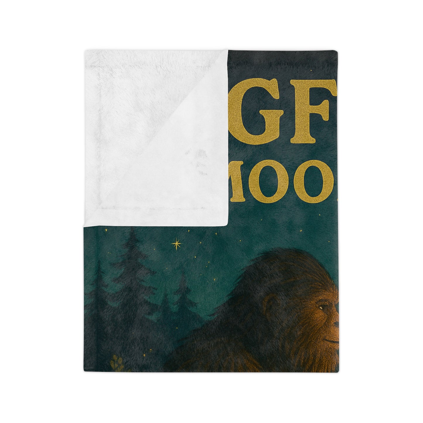 π§£ Bigfoot by Moonlight Blanket β Cozy Gift for Cryptid Lovers ππ¦Ά