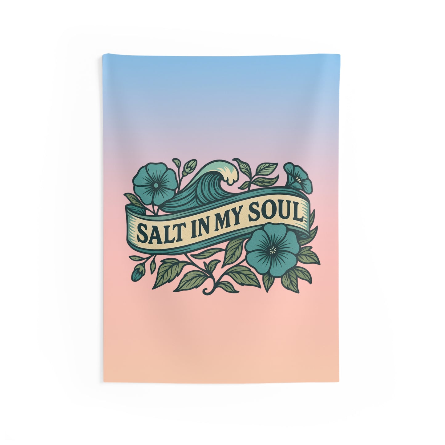 Salt in my Soul Beach Wall Tapestry
