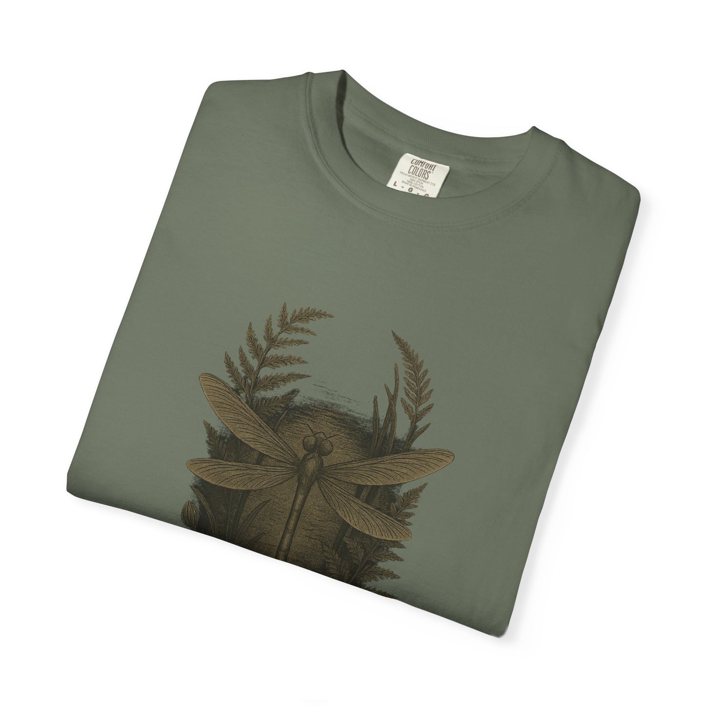 Fern & Flight Dragonfly T-Shirt – Vintage Botanical Nature Tee | Wild Waters