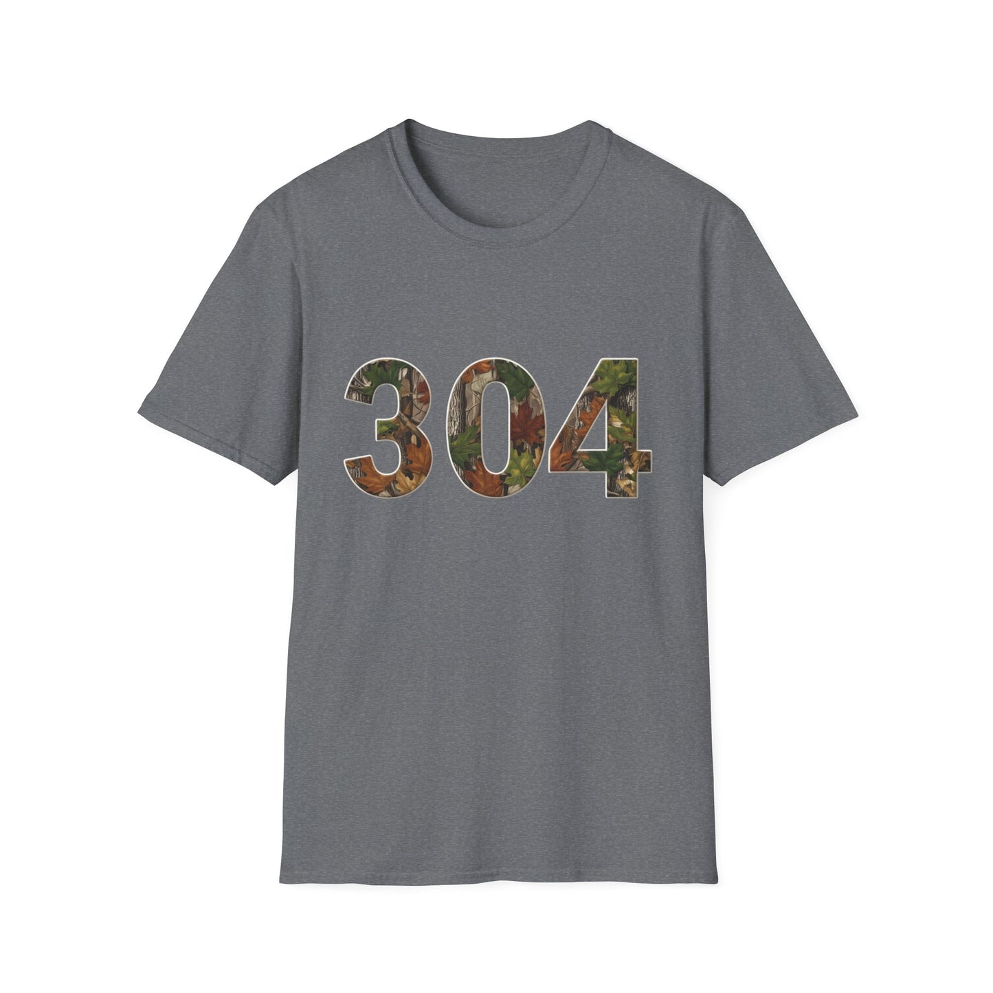West Virginia Area Code Camo T-Shirt, WV Camo Tee, Mountain State Shirt, Appalachian Tee, 304 Area Code Shirt