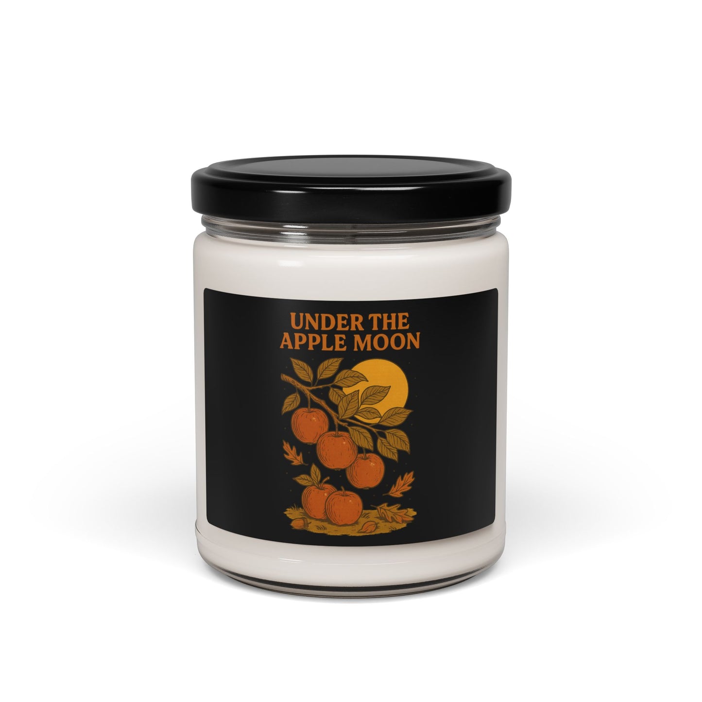 Under the Apple Moon Scented Soy Candle, Cozy Home Decor, Fall Gift, Relaxation Candle, Autumn Aromatherapy, Thanksgiving Decor