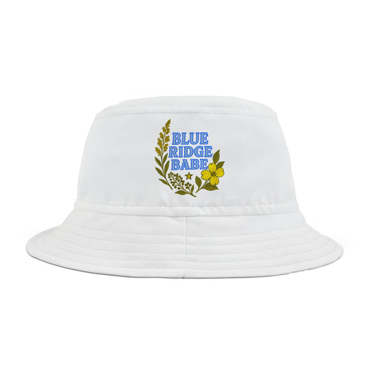 Blue Ridge babe Bucket Hat, Cute Summer Hat, Casual Wear Cap, Outdoor Adventure Head Cover, Gardening Gift, Summer Sun Protection