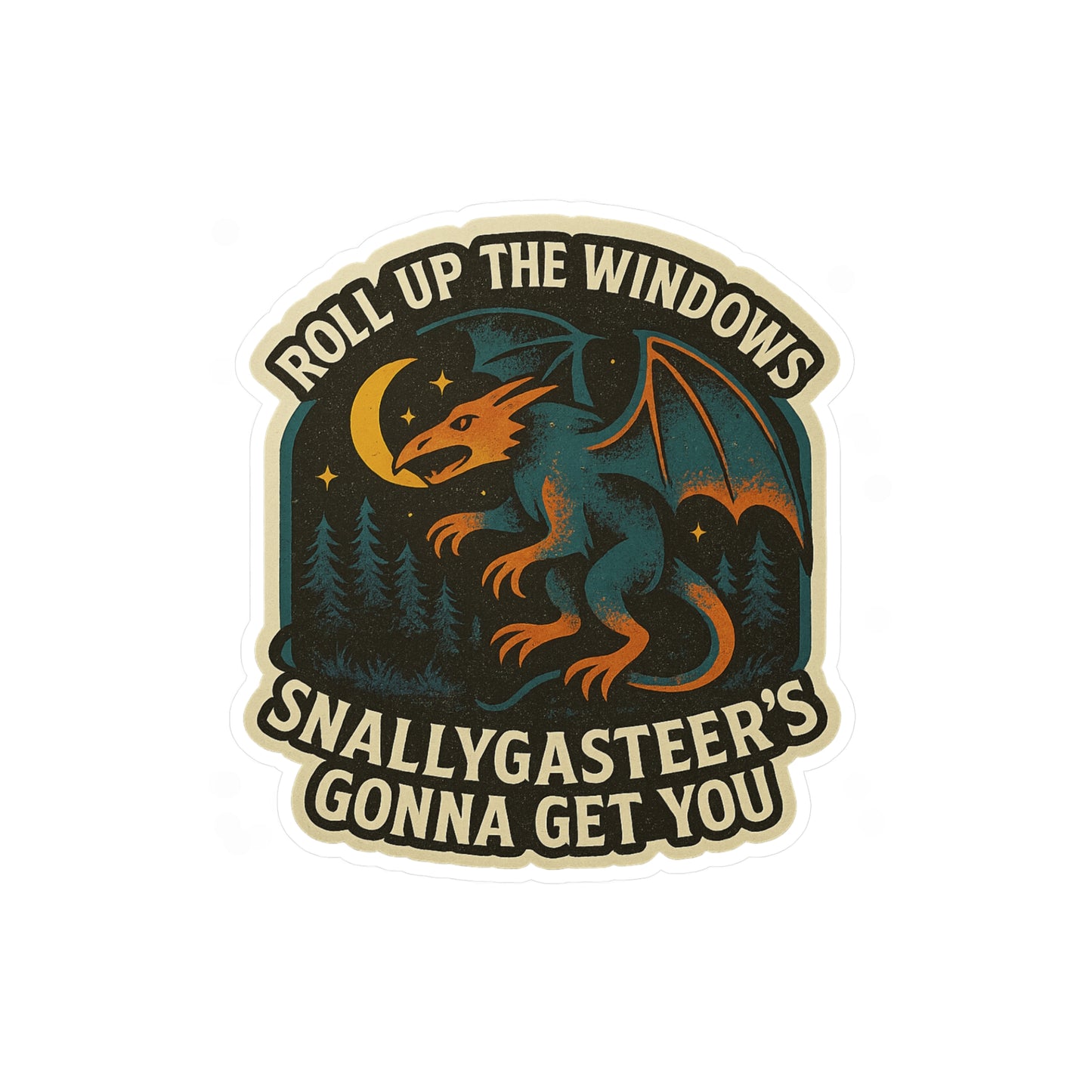Snallygaster’s Gonna Get You – Cryptid Sticker