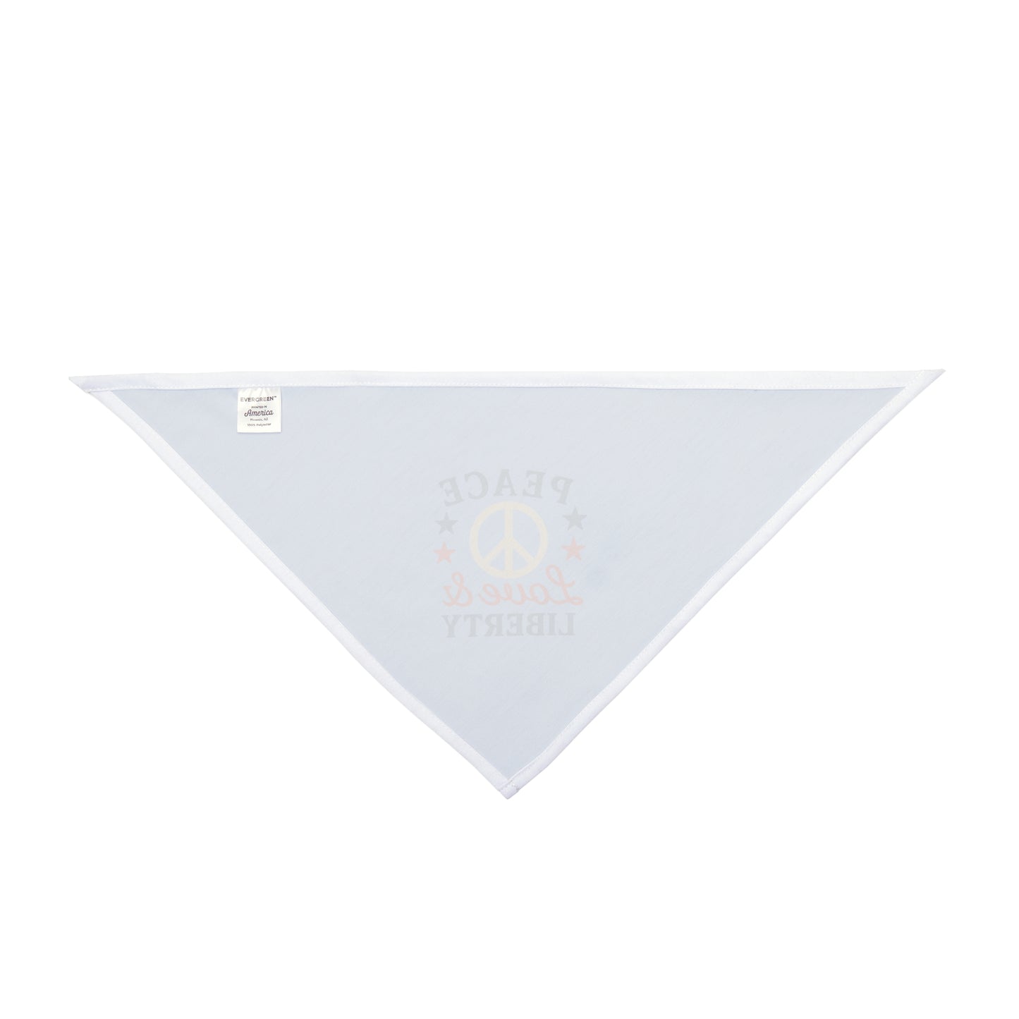 Peace, Love, Liberty β 4th of July Dog Bandana ππΎ