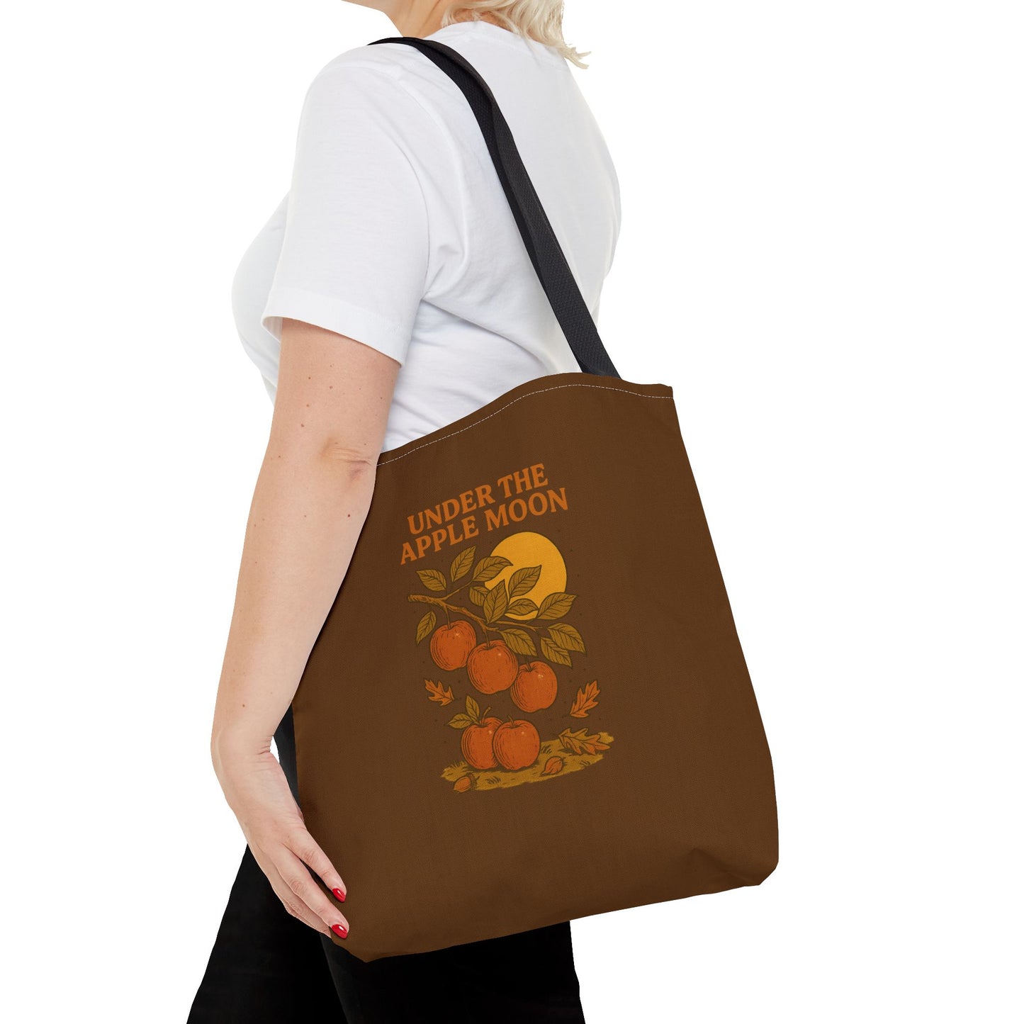 Harvest Moon Tote Bag - Autumn Adventure, Eco-Friendly Carryall, Perfect for Farmers Markets, Gift for Nature Lovers, Fall Decor