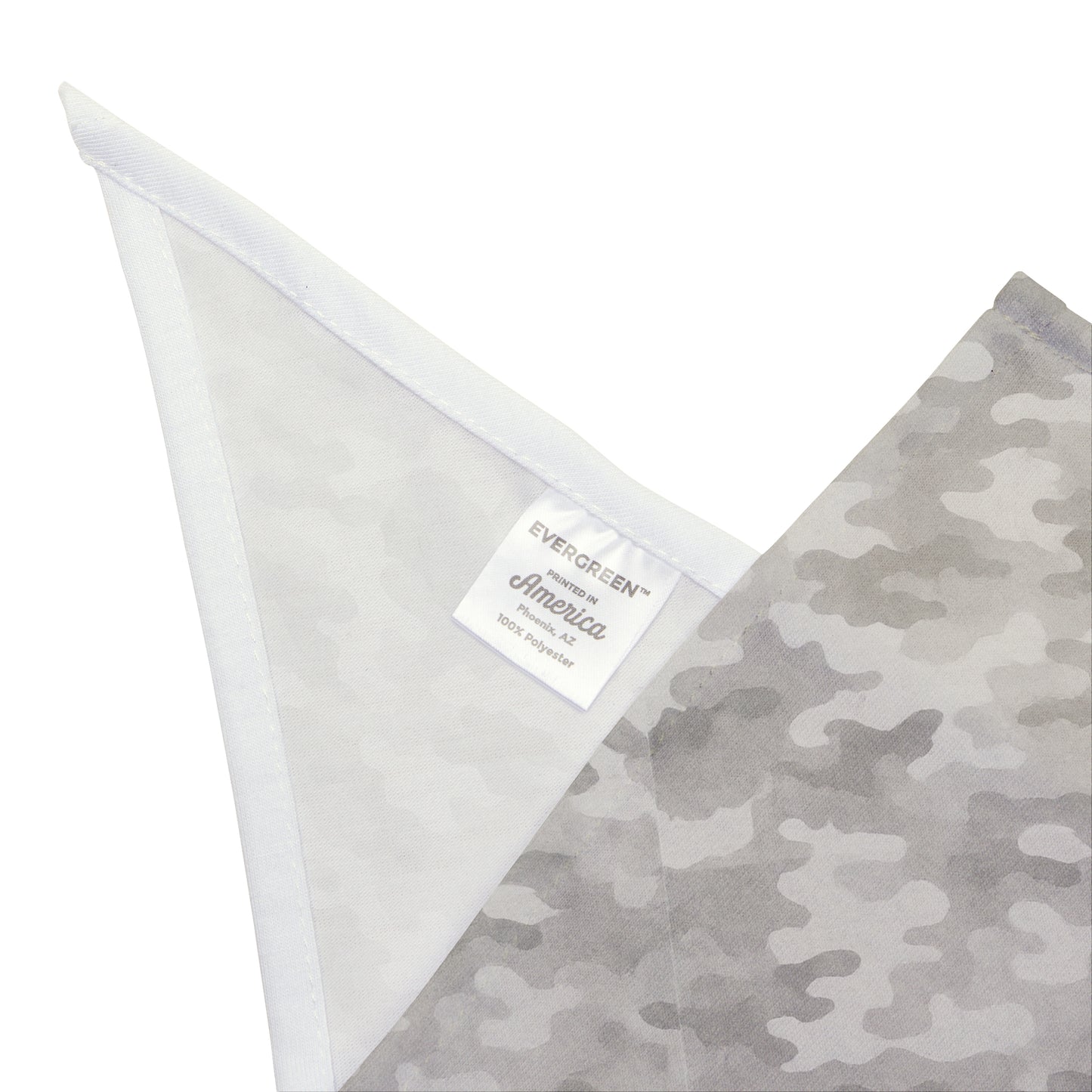 Stealth & Sass Dog Scarf – Grey Camo Bandana