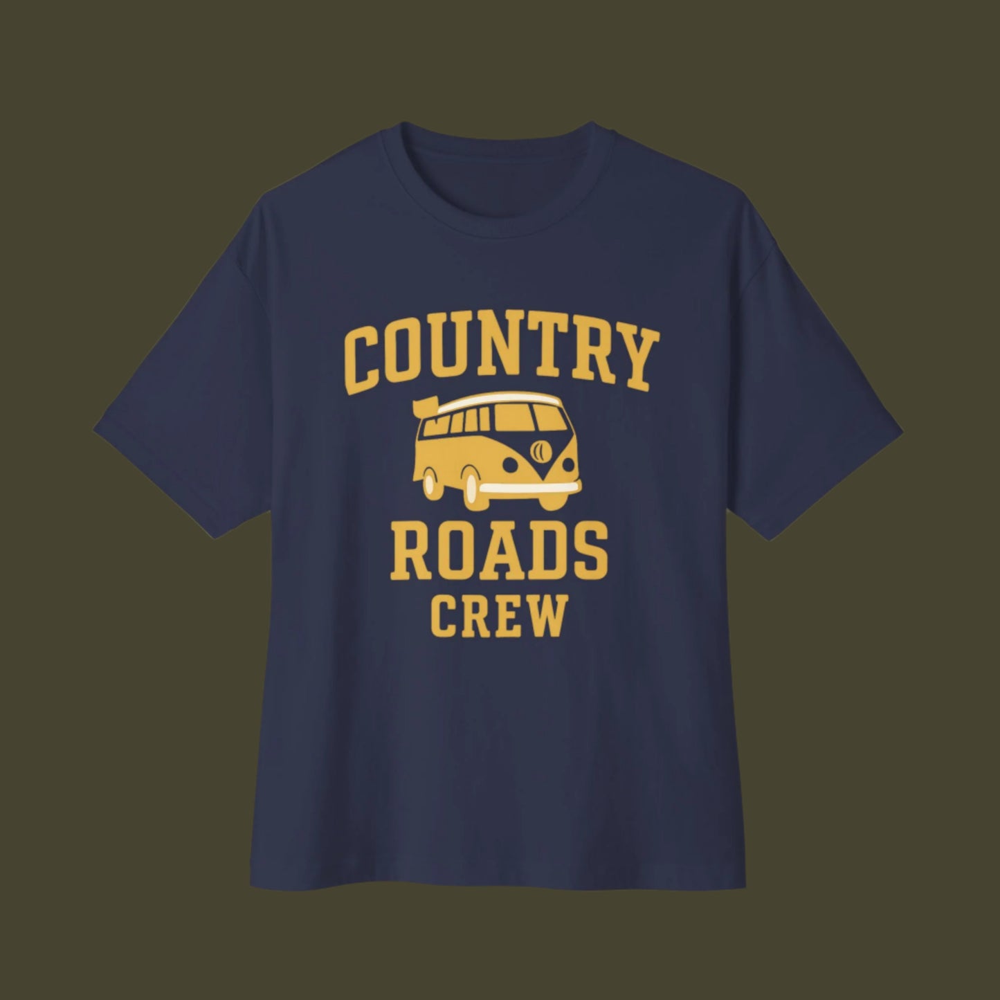 Vintage West Virginia School Pride Unisex Tee, Blue Gold Country Roads Box Shirt