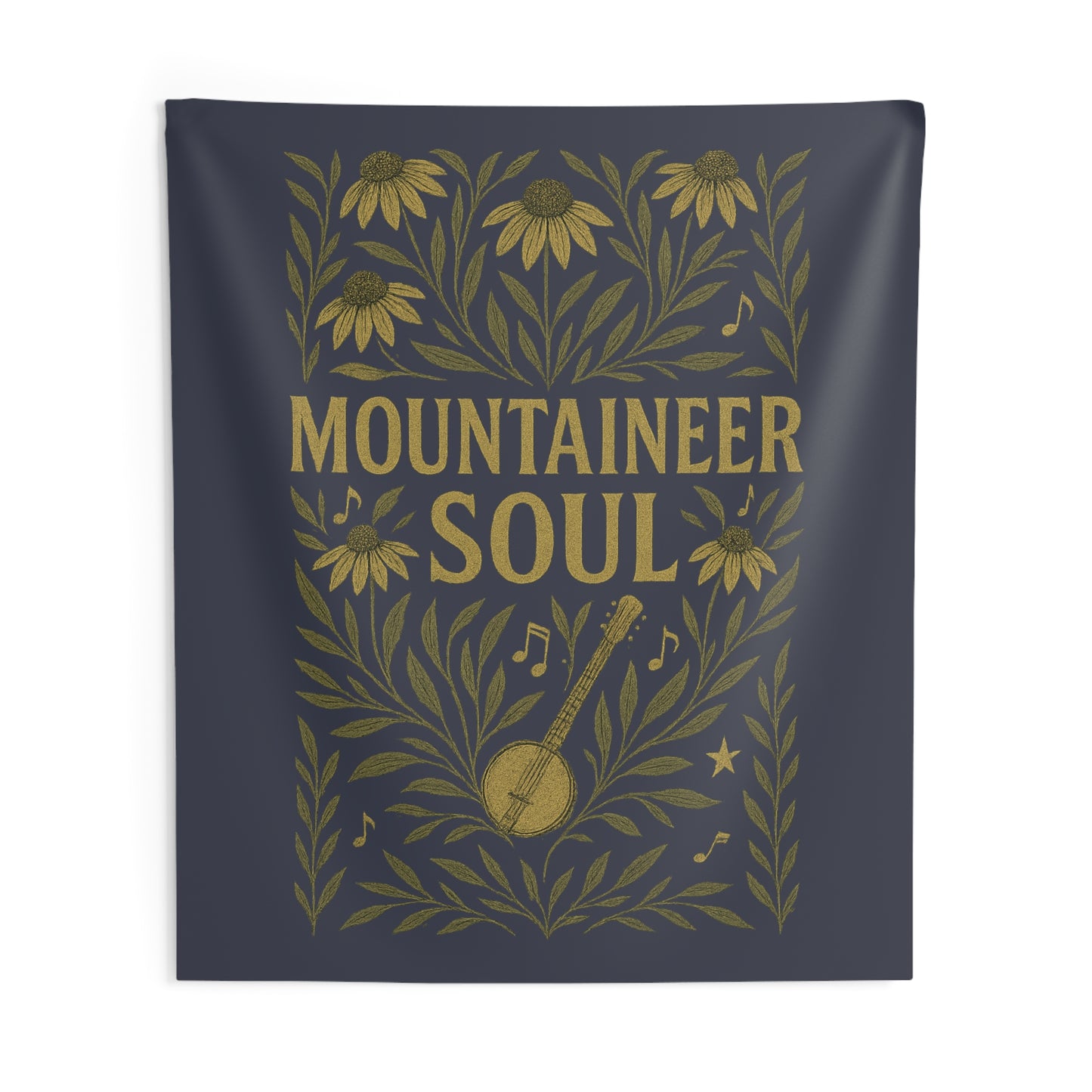 West Virginia Mountaineer Soul Tapestry for dorm room, frats or game day