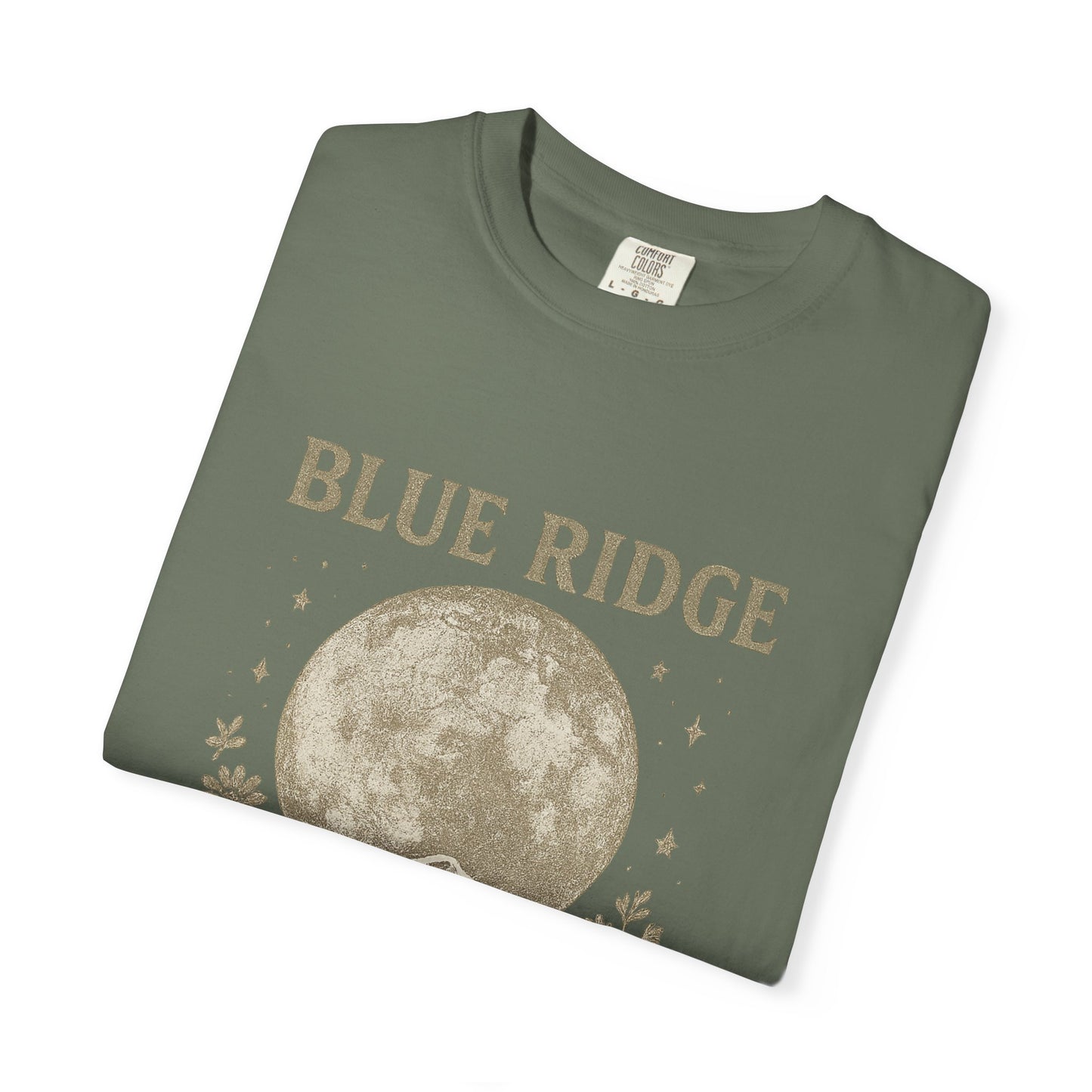 Blue Ridge Moon Celestial T-shirt, Mountain Sky Graphic Tee, Nature Lover Gift, Boho Shirt, Astronomy Top, Men Women Unisex Fashion