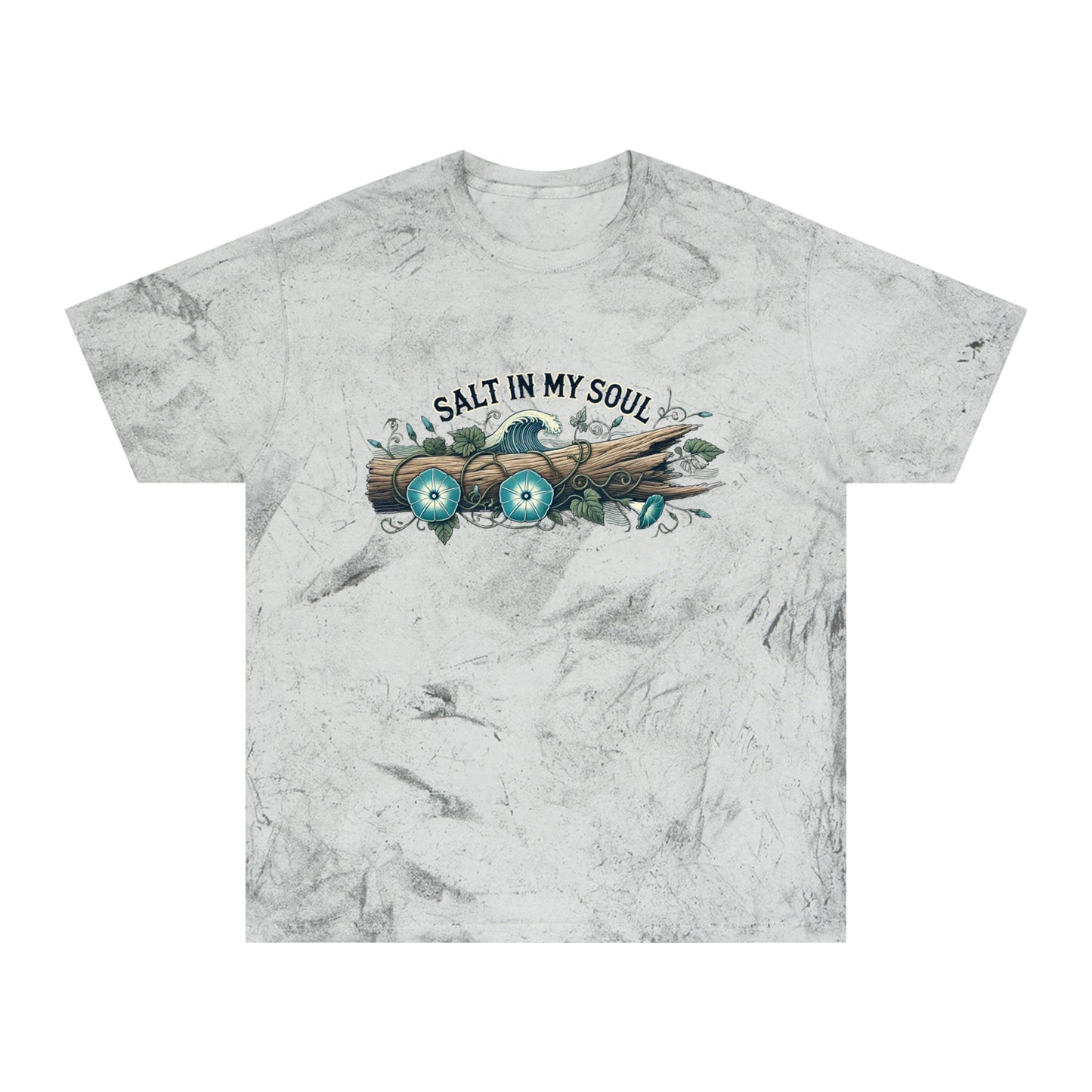 Salt in My Soul Tie-dyed Beach Tee