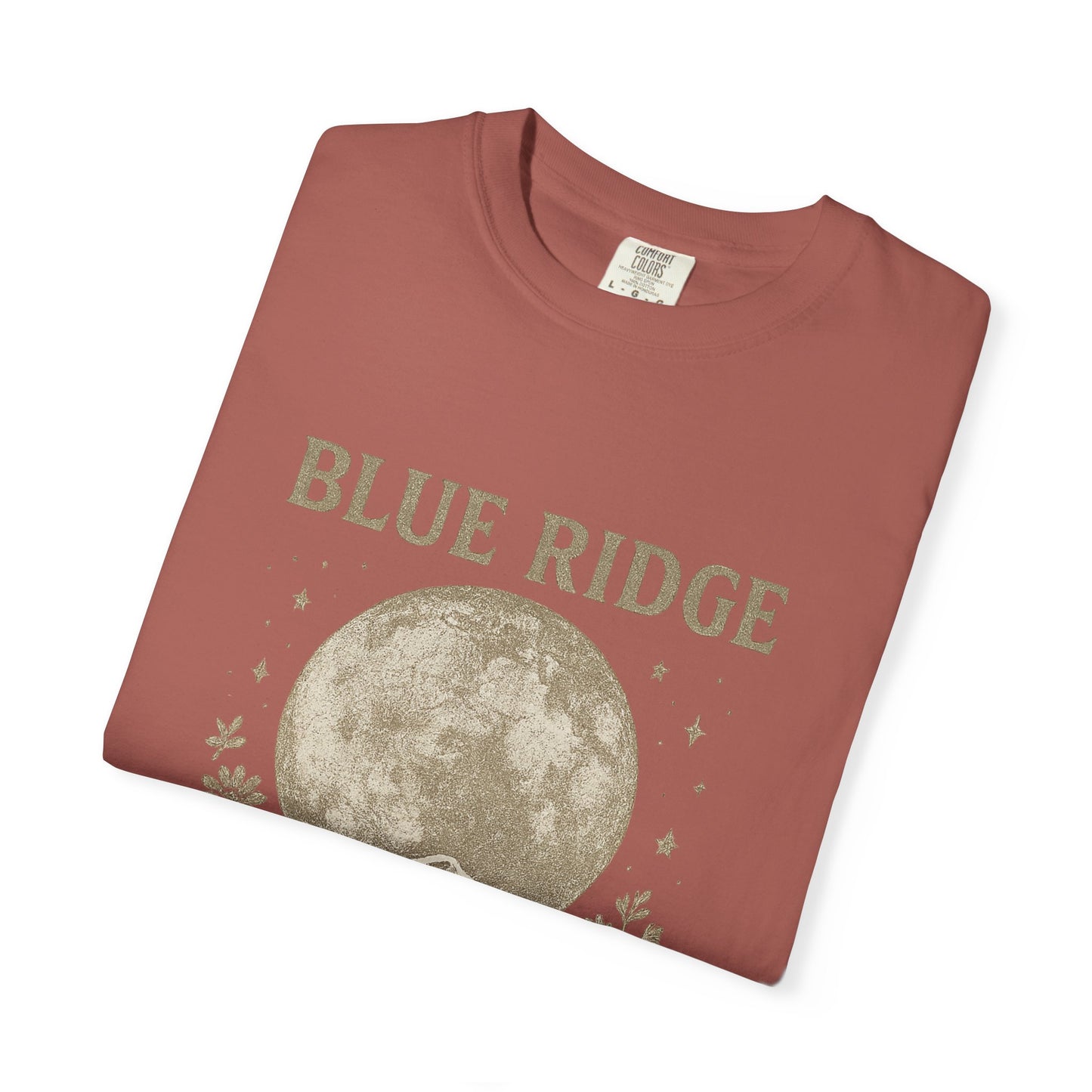 Blue Ridge Moon Celestial T-shirt, Mountain Sky Graphic Tee, Nature Lover Gift, Boho Shirt, Astronomy Top, Men Women Unisex Fashion