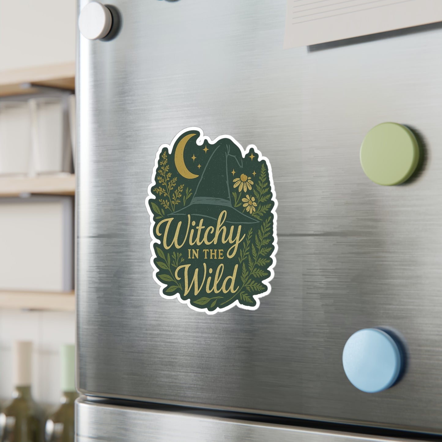 Witchy in the Wild Sticker πΏβ¨ β Nature-Loving Spellcaster Vibes