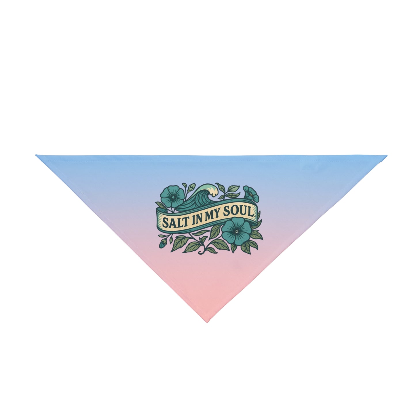 Beachy Pet Bandana - Salt in My Soul Matching Pet Scarf for the Beach