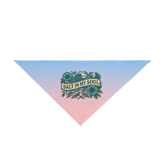 Beachy Pet Bandana - Salt in My Soul Matching Pet Scarf for the Beach