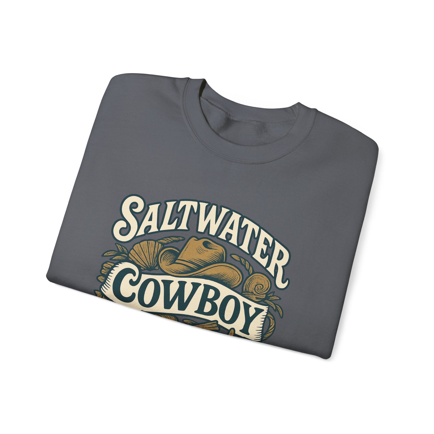 Saltwater Cowboy Beach Crewneck