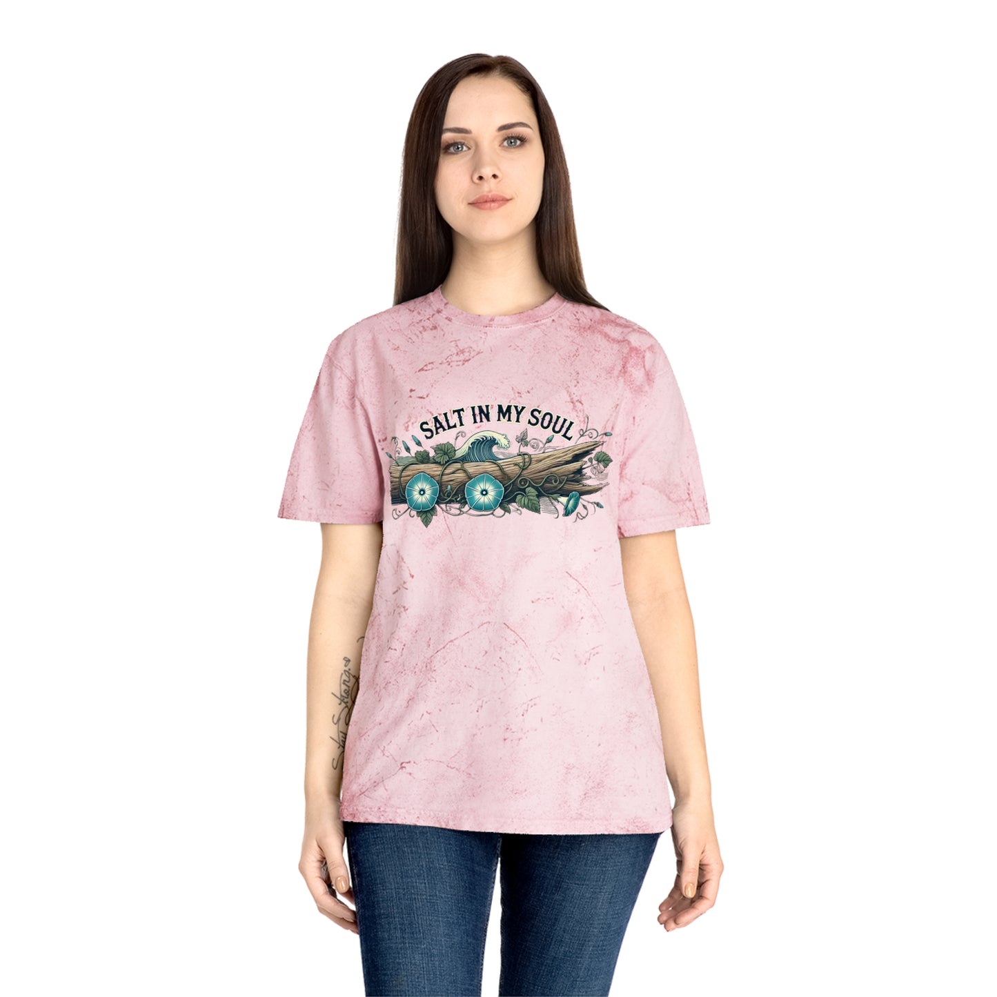 Salt in My Soul Tie-dyed Beach Tee