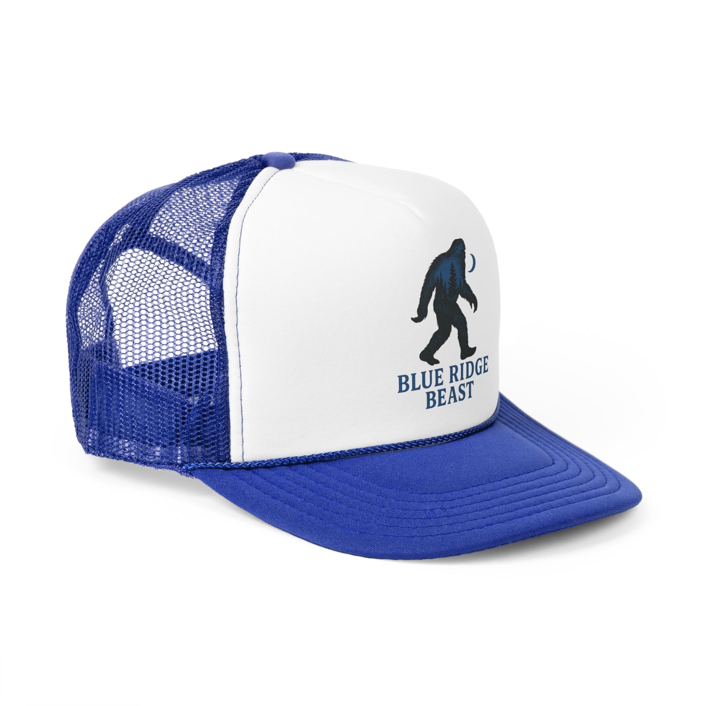 Vintage Trucker Caps - Retro Style Big Foot Hat, Distressed Baseball Cap, Hipster Sasquatch Headwear, Dad Hat, Snapback Cap