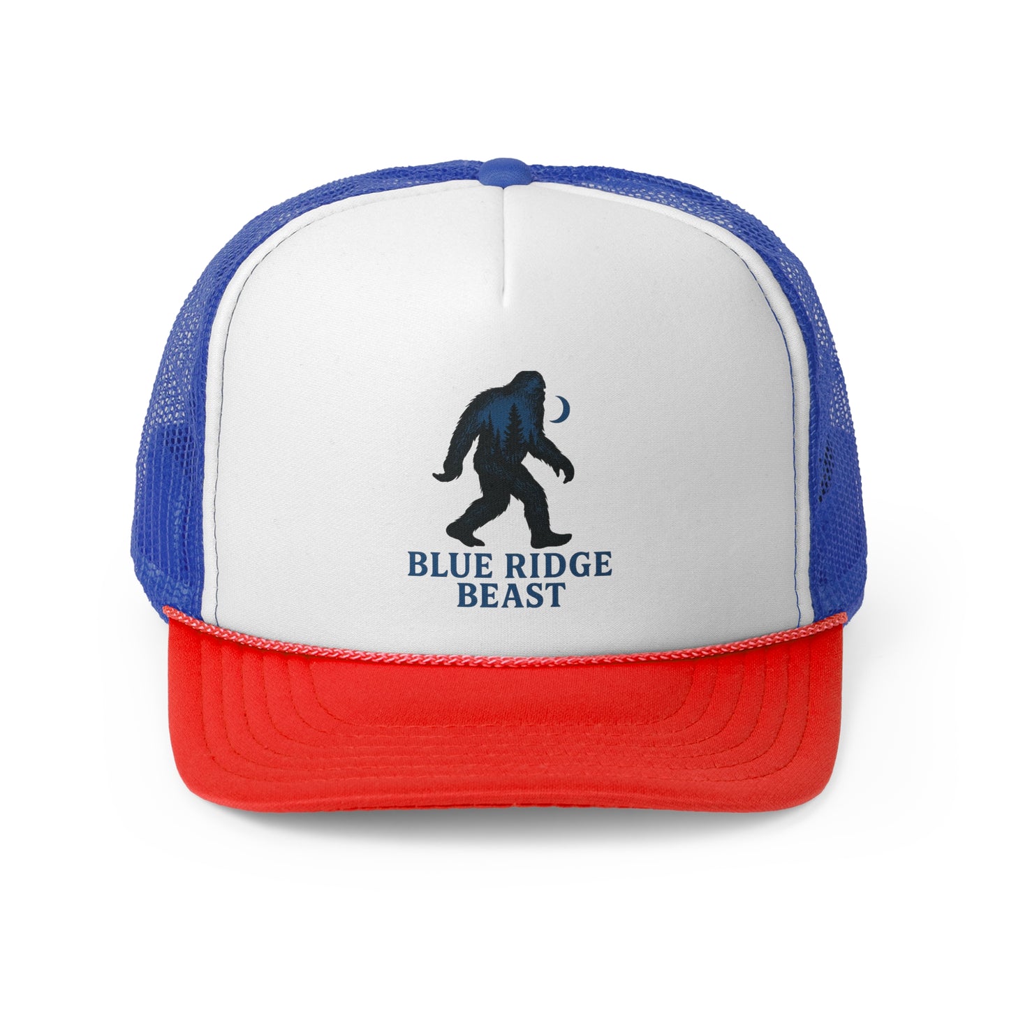 Vintage Trucker Caps - Retro Style Big Foot Hat, Distressed Baseball Cap, Hipster Sasquatch Headwear, Dad Hat, Snapback Cap
