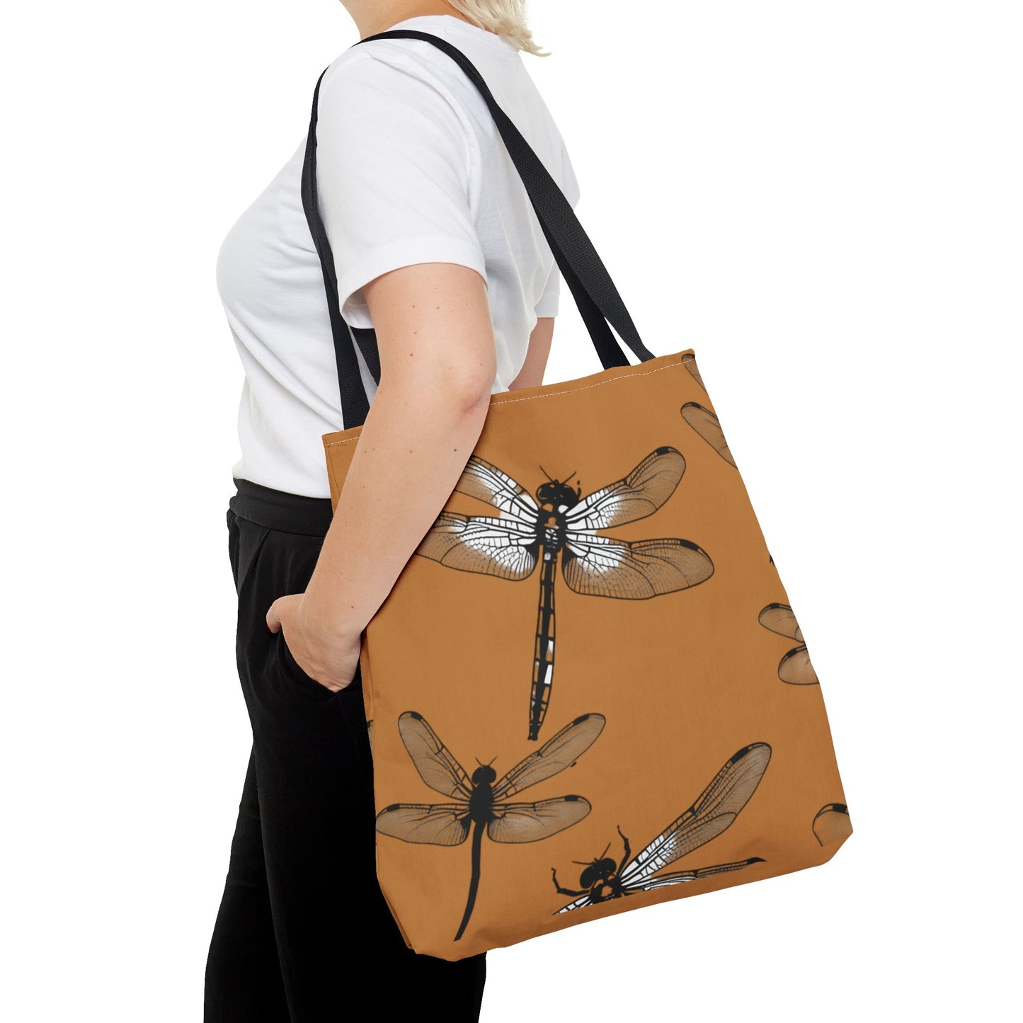 Dragonfly Tote Bag, Eco-Friendly Tote, Insect Lover Gift, Summer Essentials, Boho Chic Style, Nature-Inspired Shopping Bag