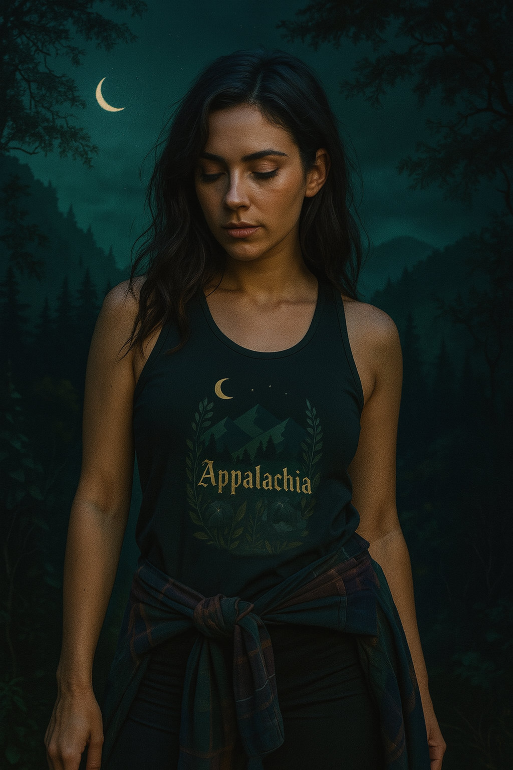 Dark Appalachia Tank ๐ฒ๐ค | Moody Mountain Vibes