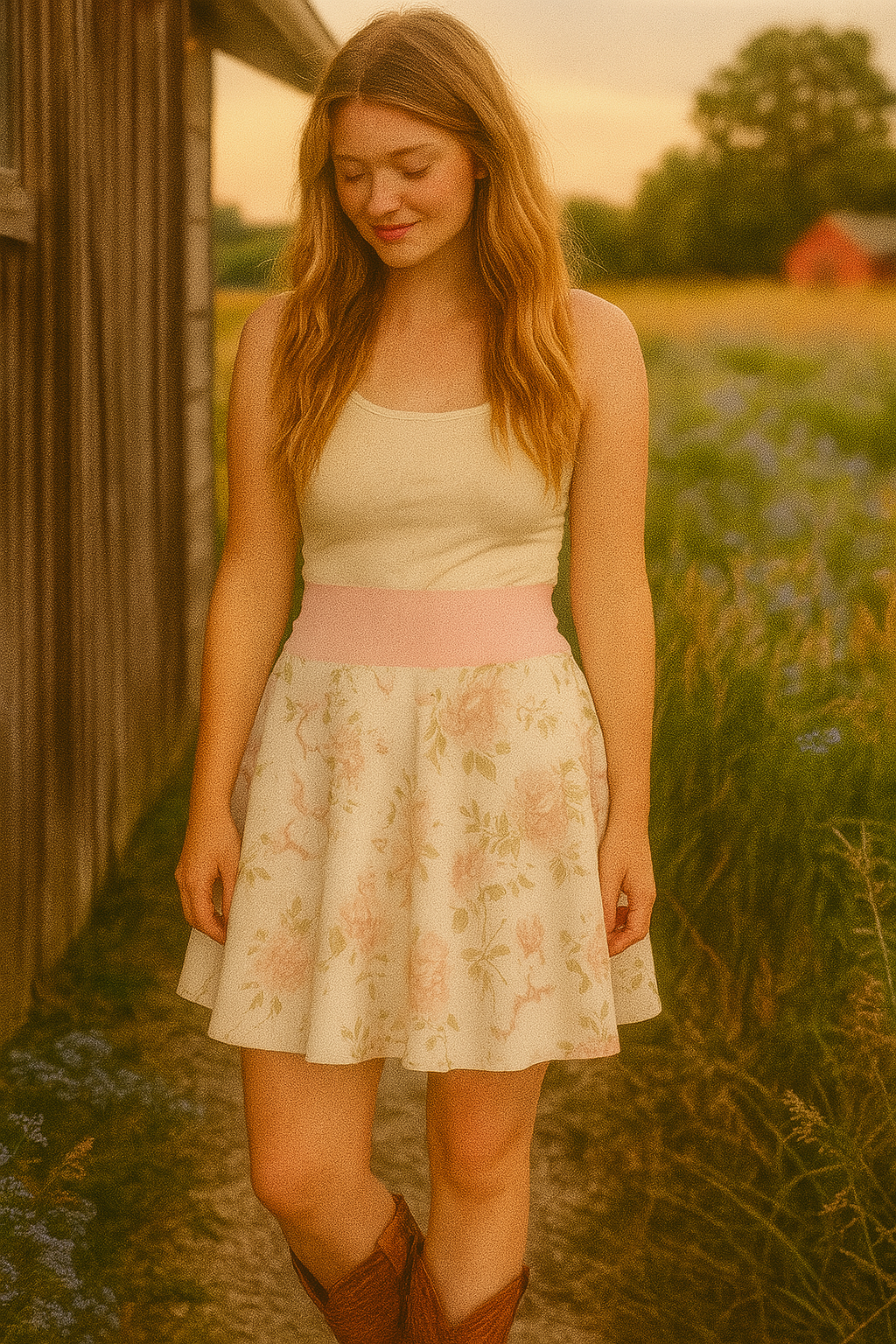 Skater Skirt - Coquette Aesthetic Cobalt Classics Collection