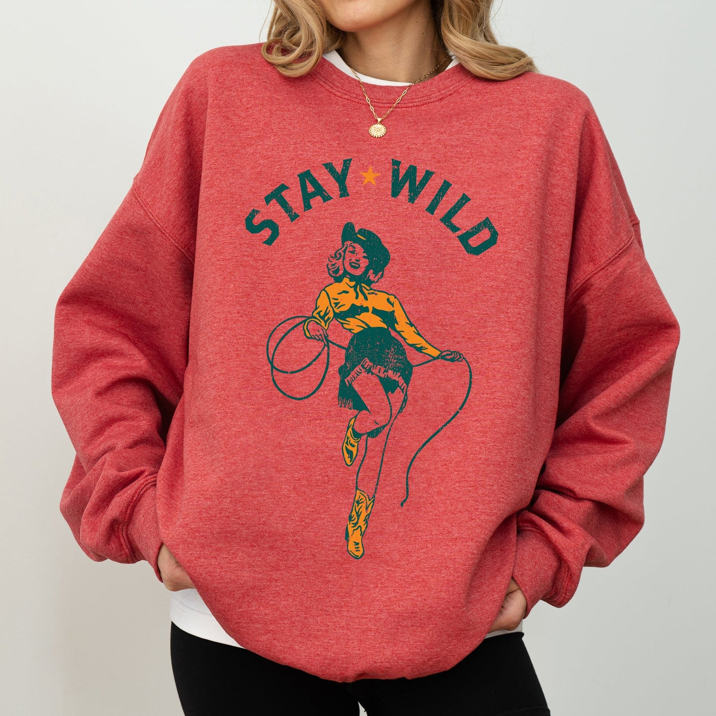 Stay Wild Cowgirl Sweatshirt