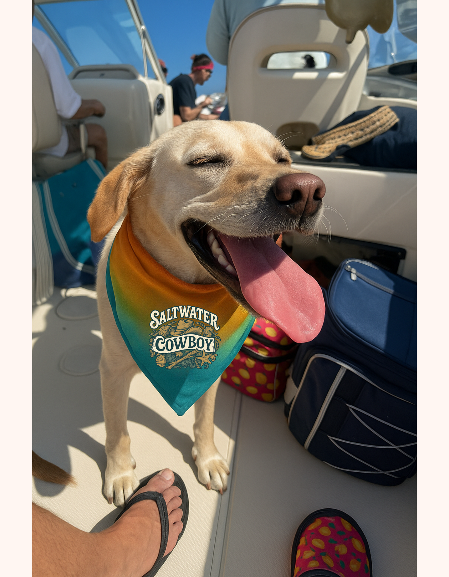 Pet Bandana - Saltwater Cowboy Beach Dog Scarf