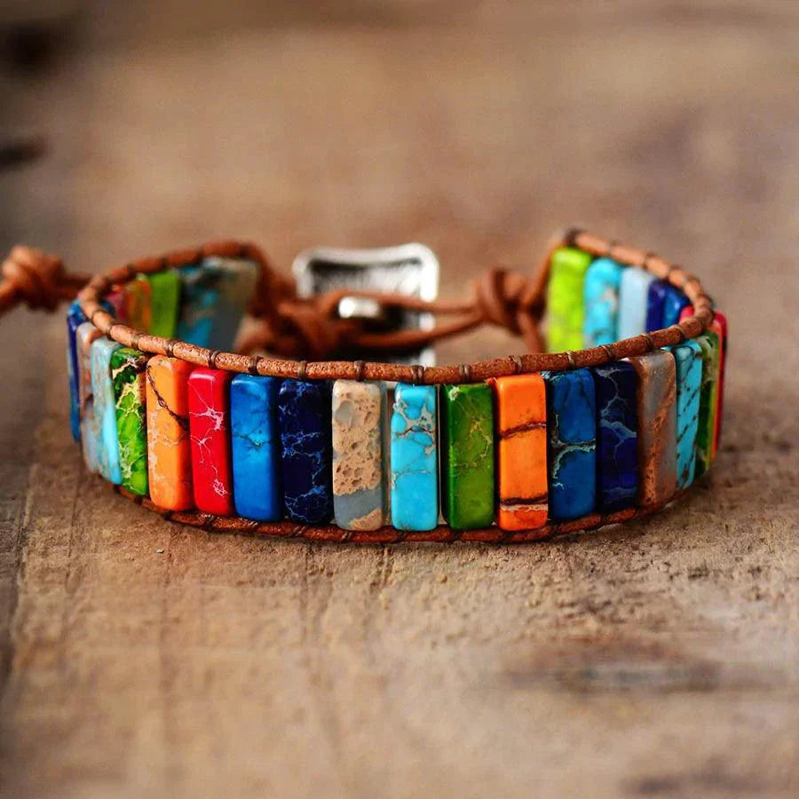 Boho Chic Leather Bracelet