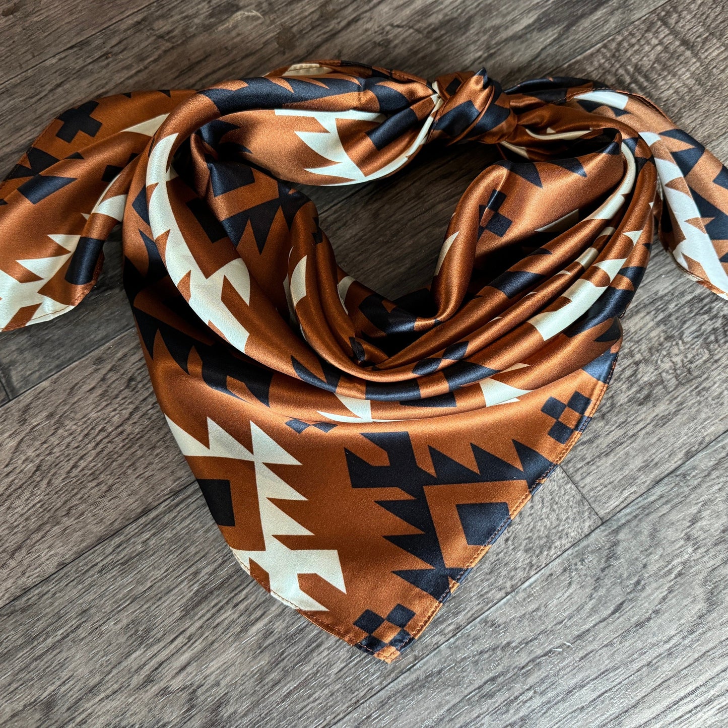 100% Silk Wild Rag- Tribal