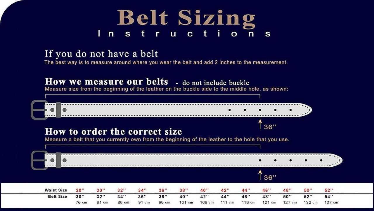 Genuine Leather Western Belt with tooled Black Feather Details by Double B Wild Rags